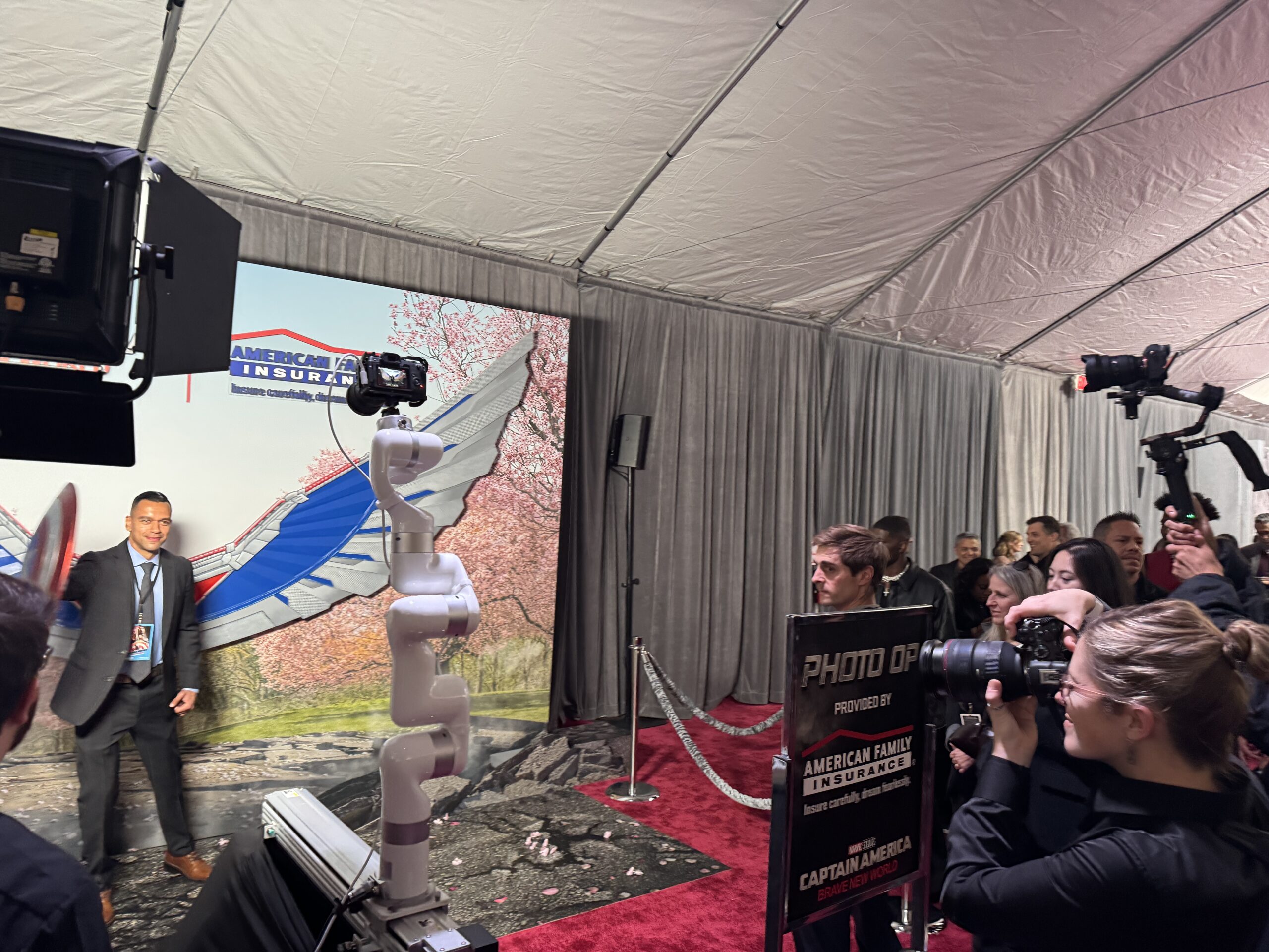 Lights, Camera, Action: The Glam Cam at the Captain America: Brave New World Premiere