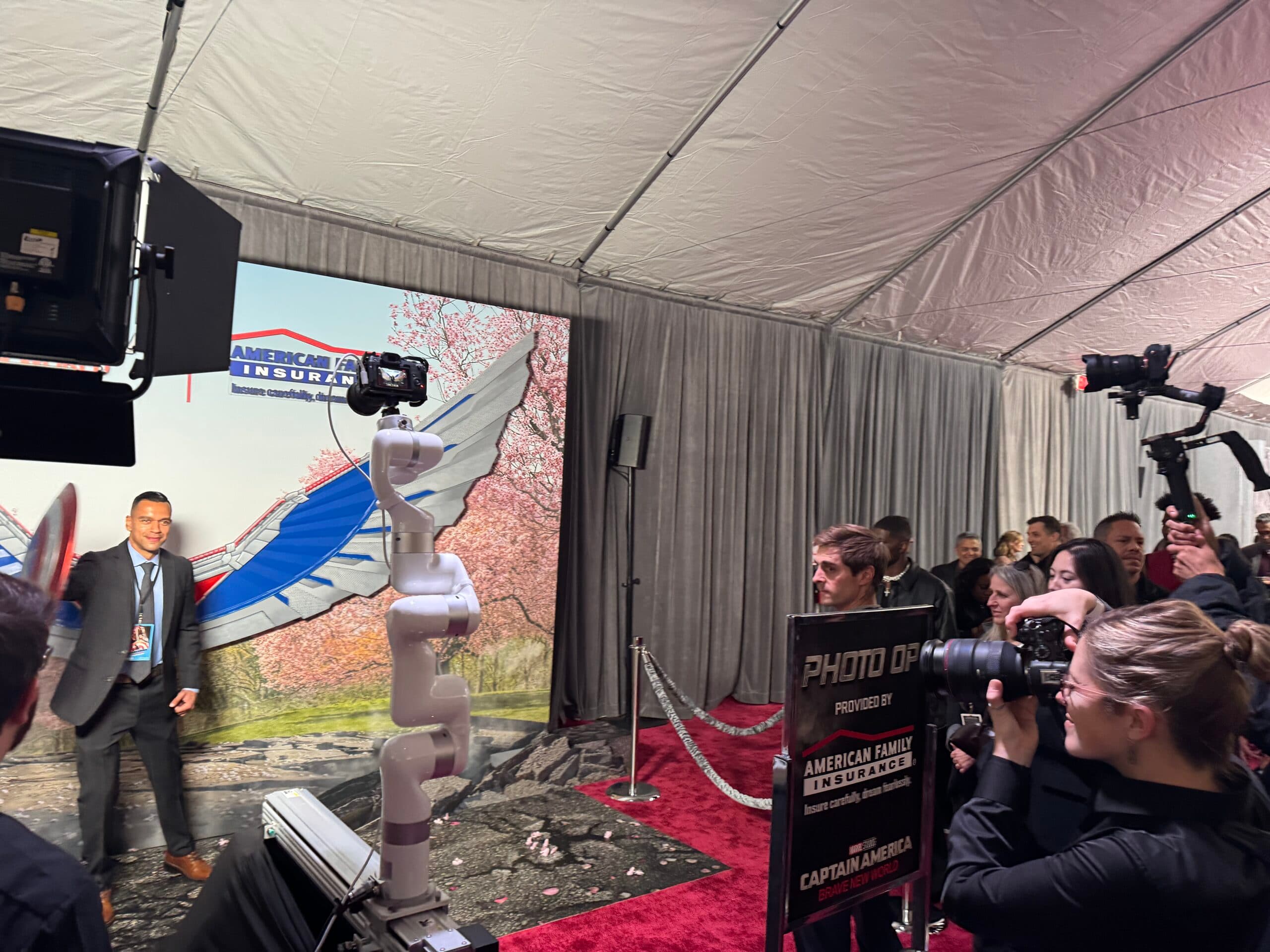 Lights, Camera, Action: The Glam Cam at the Captain America: Brave New World Premiere | PivotXP