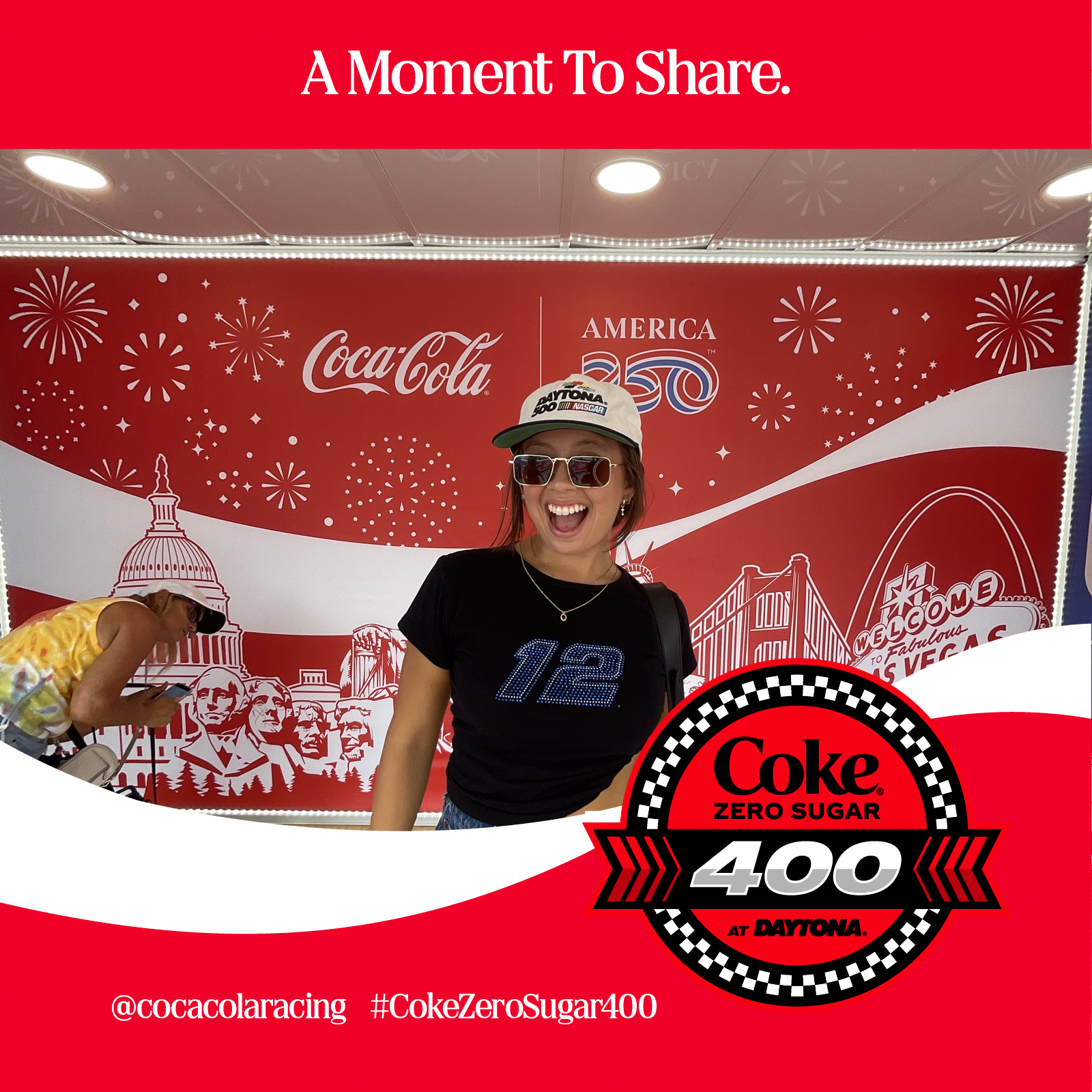 Revved Up Connections: Coca-Cola's Selfie Station on the NASCAR Circuit