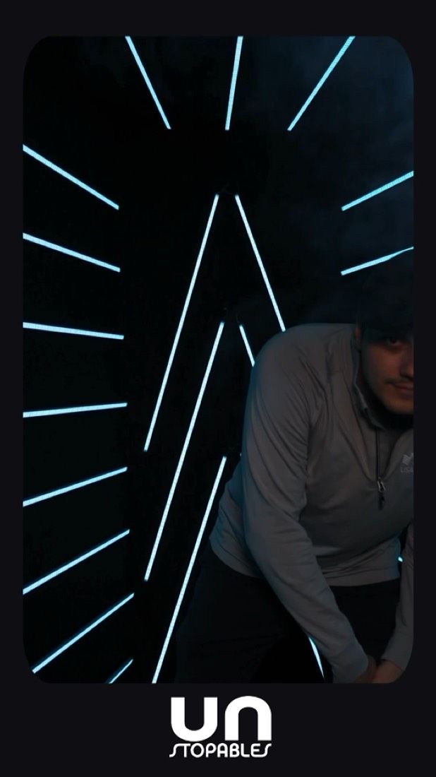 Downy Unstopables photo booth in the field